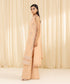 Women's Unstitched Embroidered Blended Organza Pink 3 Piece Suit